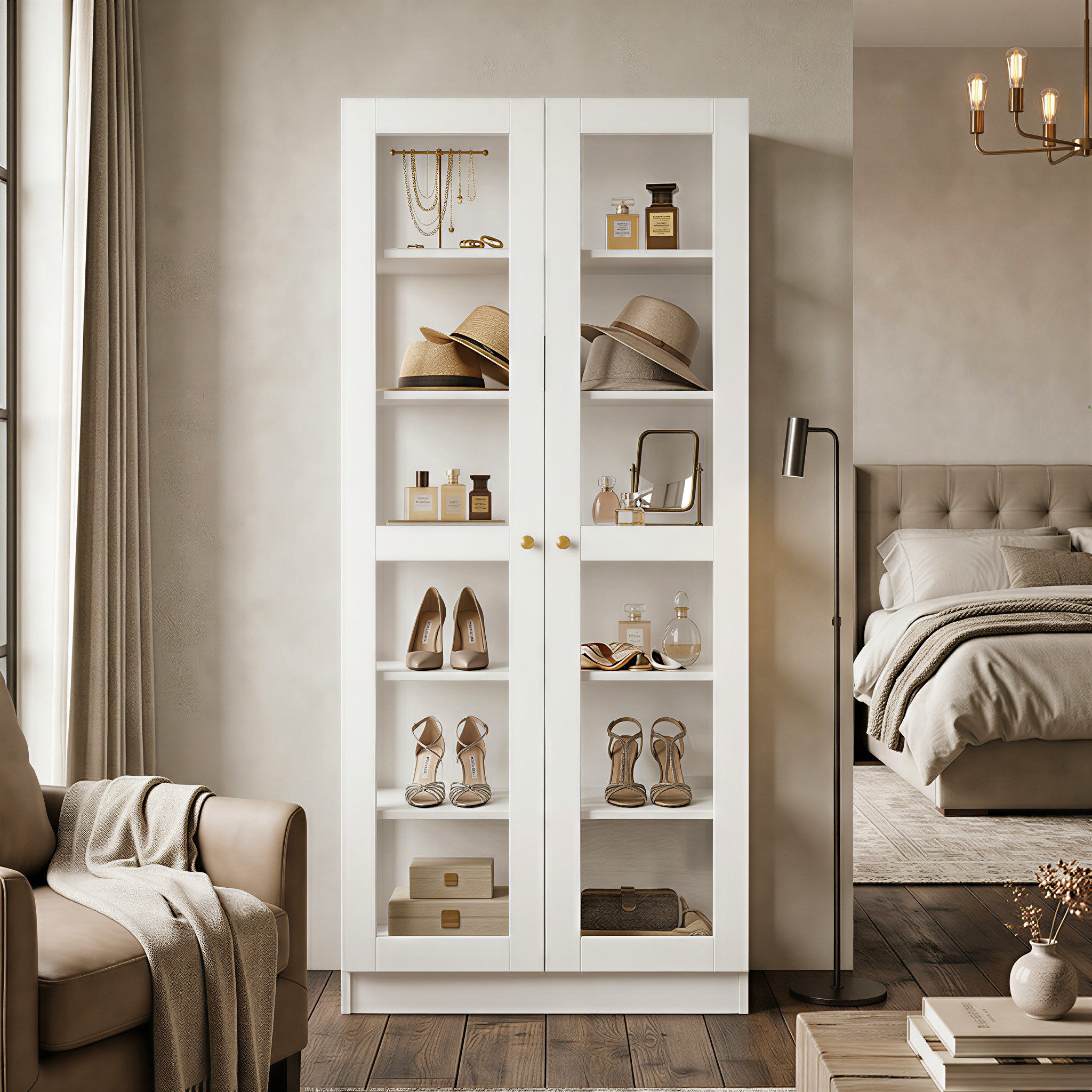 Hokku Designs Macus 18 Pair Shoe Storage Cabinet & Reviews | Wayfair